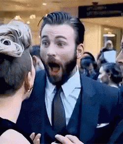 Chris Evans Shocked GIF - Chris Evans Shocked Scarlett Johansson GIFs