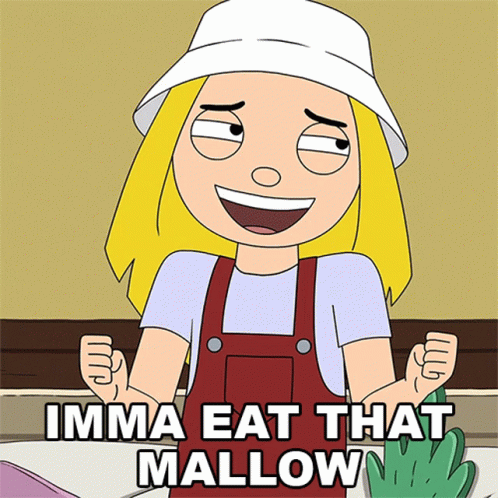 Imma Eat That Mallow Ollie Harper GIF