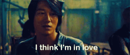 a man says i think i 'm in love