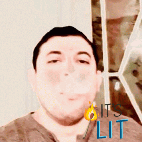 Its Lit Smoke GIF - Its Lit Smoke Guy GIFs