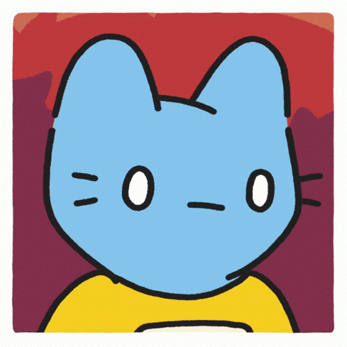 Blue Cat Shocked GIF - Blue Cat Shocked Shocked Face GIFs