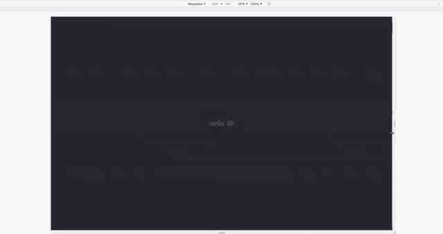a screenshot of a computer screen with a message that says hello .