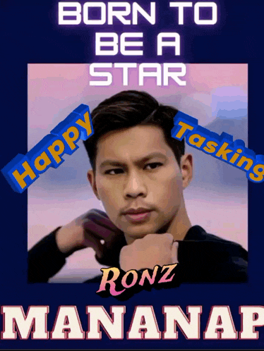 born to be a star ronz mananap poster