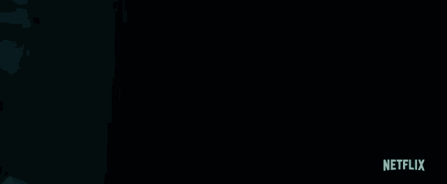a close up of a man 's face with glasses and a netflix logo