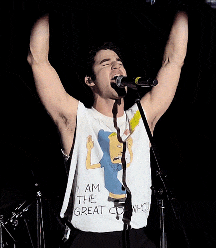 Darren Criss Arms GIF - Darren Criss Arms Singing GIFs