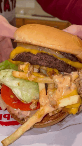 In N Out Burger GIF - In N Out Burger Animal Fries Burger GIFs
