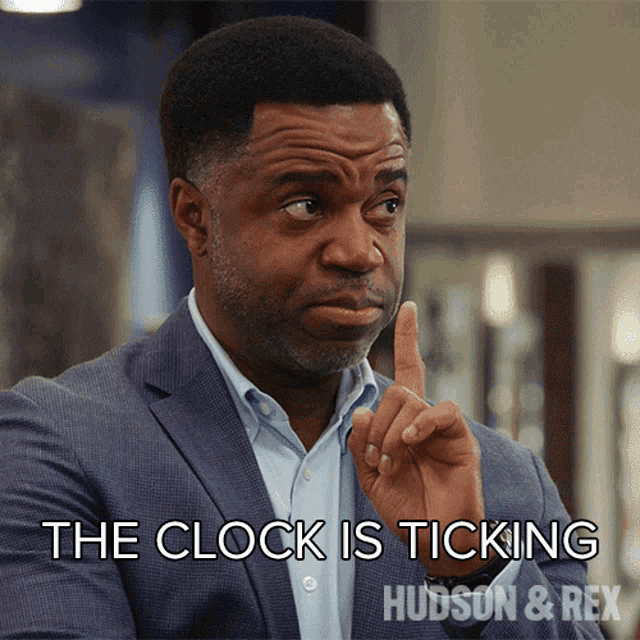 The Clock Is Ticking Joe Donovan GIF - The Clock Is Ticking Joe Donovan Hudson And Rex GIFs