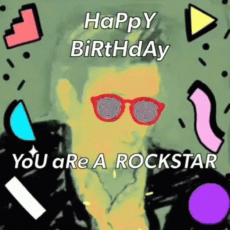 Happybirthday You Are A Rockstar GIF - Happybirthday You Are A Rockstar Youre GIFs