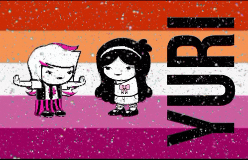 a cartoon drawing of a girl with the word yup on it