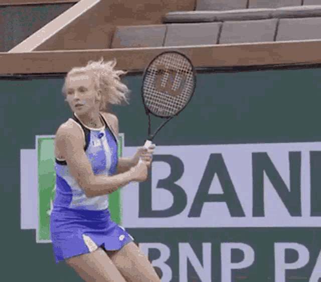 Katerina Siniakova Backhand GIF - Katerina Siniakova Backhand Tennis GIFs