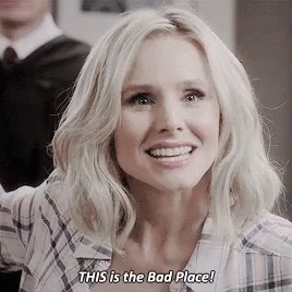 Krisen Bell This Is The Bad Place GIF - Krisen Bell This Is The Bad Place The Good Place GIFs