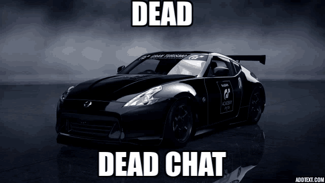 a picture of a car that says dead dead chat on it