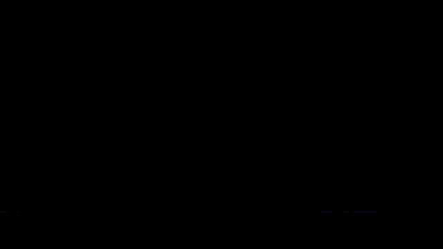 a dark blue background with a green glowing object