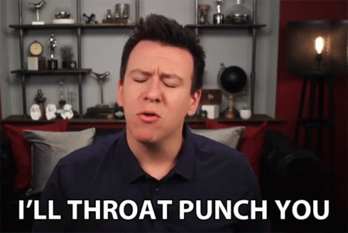 Ill Throat Punch You Angry GIF - Ill Throat Punch You Angry Fist Fight GIFs