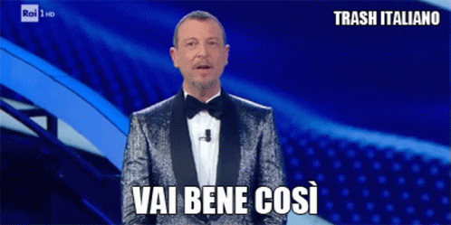 Sanremo Amadeus GIF - Sanremo Amadeus Vai Bene Così GIFs