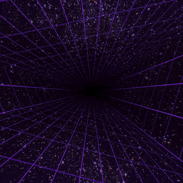 a computer generated image of a space tunnel with the letters tm on the bottom right