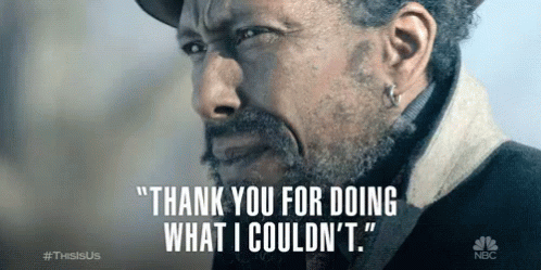 Thank You For Doing What I Couldn'T GIF - This Is Us Ron Cephas Jones William Hill GIFs