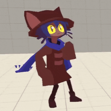 a cat with yellow eyes is standing on a tiled floor .