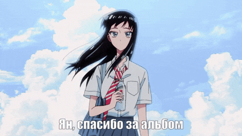 a girl in a school uniform is holding a coca cola bottle in her hand