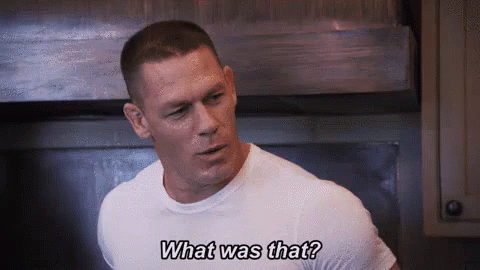 What GIF - John Cena What Was That Confused GIFs