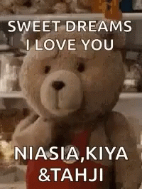 I Love You Sweet Dreams GIF - I Love You Sweet Dreams Teddy Bear GIFs