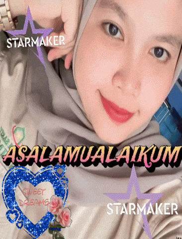 a picture of a woman with the words assalamualaikum