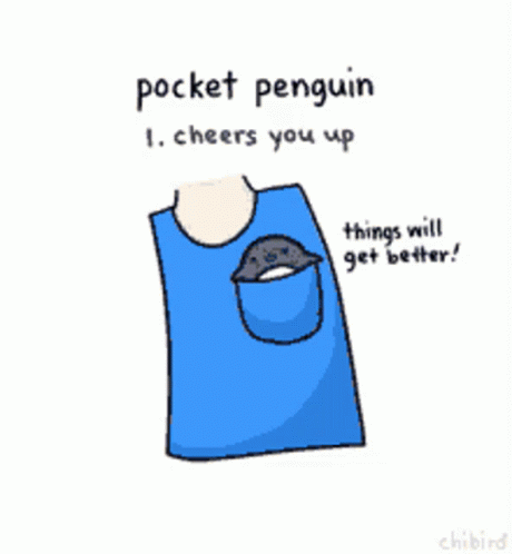 Pocket Penguin Motivational Penguin GIF - Pocket Penguin Motivational Penguin Penguin GIFs