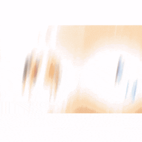 a blurry picture of a person 's face and a circle that says ' i love you '
