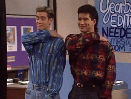 Pat On The Back Saved By The Bell GIF - Pat On The Back Saved By The Bell Smile GIFs