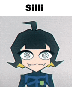 a picture of a cartoon character with the name siili on the top