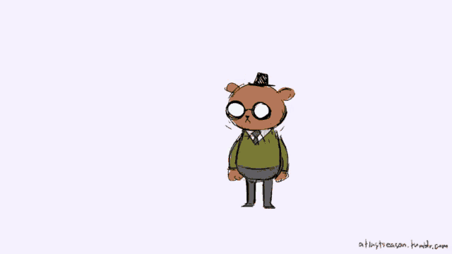 a cartoon drawing of a wolf and a bear with the website allbytreason.tumblr.com written on the bottom