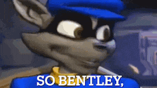 a cartoon character with the words so bentley on his chest