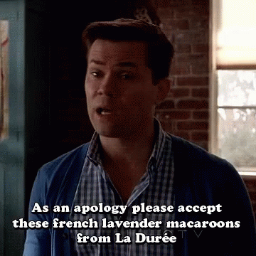 Andrew Rannells Apology GIF - Andrew Rannells Apology Peace Offering GIFs