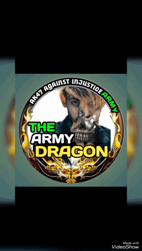 a logo that says ak47 against injustice army on it