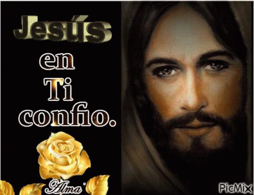 Jesus En Ti Confío Sparkle GIF - Jesus En Ti Confío Sparkle Rose GIFs
