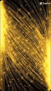 a black background with a yellow swirl and the words capcut