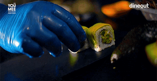 Prepping Up Dineout GIF - Prepping Up Dineout Sushi GIFs