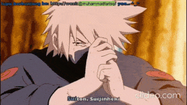a cartoon character with a mask on his face is talking to someone named sulton .