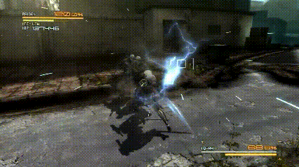 a screenshot of a video game with a lightning bolt coming out of the screen .