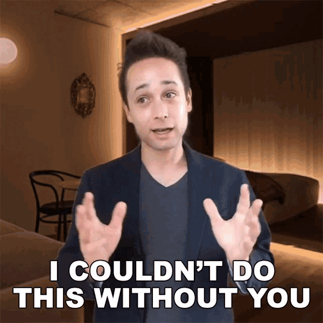 I Couldnt Do This Without You Rucka Rucka Ali GIF - I Couldnt Do This Without You Rucka Rucka Ali Thank You For Your Support GIFs