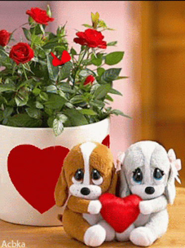 Dogs With Love Heart GIF - Dogs With Love Heart Love GIFs