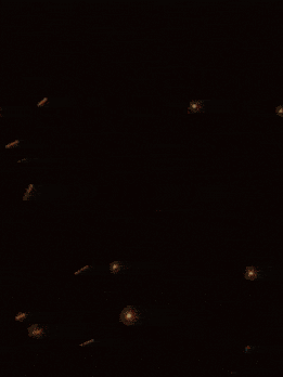 a close up of a fire explosion in the dark
