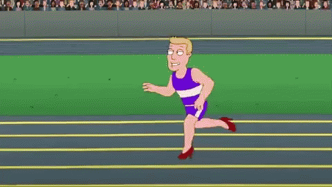 Athlete Run GIF - Athlete Run Running In Heels GIFs