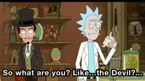 Rick And Morty What Are You GIF