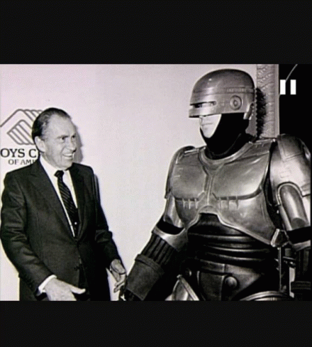 Richard Nixon Robo Cop GIF - Richard Nixon Robo Cop GIFs