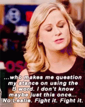 Fight It Amy Poehler GIF - Fight It Amy Poehler Parks And Rec GIFs
