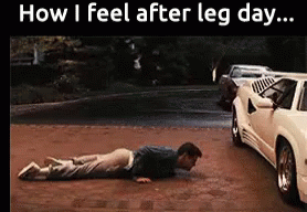 Getting To You Car After Legday GIF - Leg Day Gym Workout GIFs