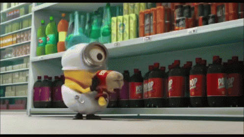 Do I Look Bloated? GIF - Minion Despicable Me Soda GIFs