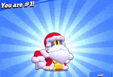 a screenshot of a game that says you are number 1