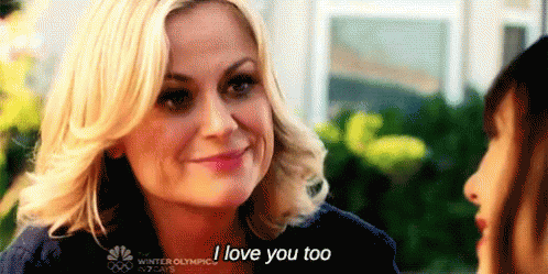 I Love You Too GIF - Parksand Rec Lesley I Love You Too GIFs